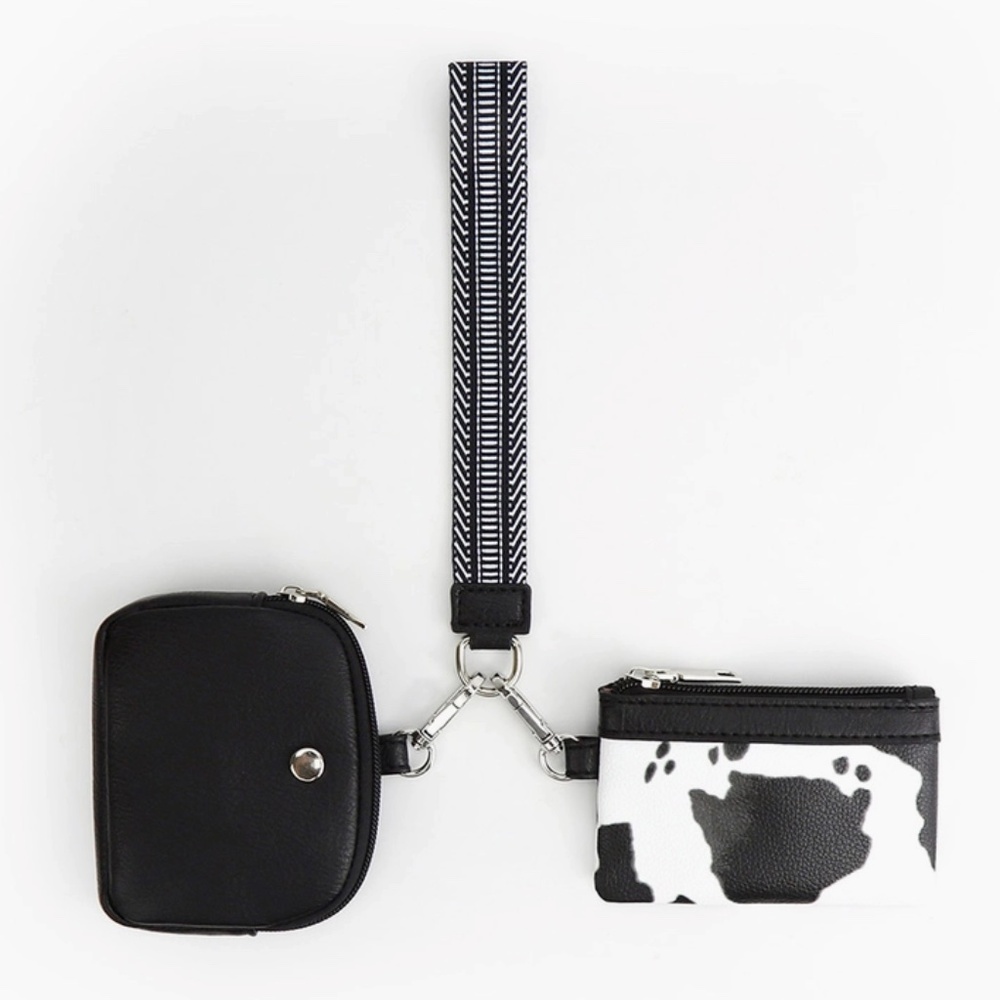 Mini Wallet - Cow Print